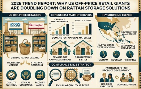 2026 Trend Report: Why US Off-Price Retail Giants Are Doubling Down on Rattan Storage Solutions